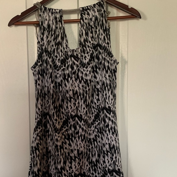 Black and white evening top - Picture 2 of 4